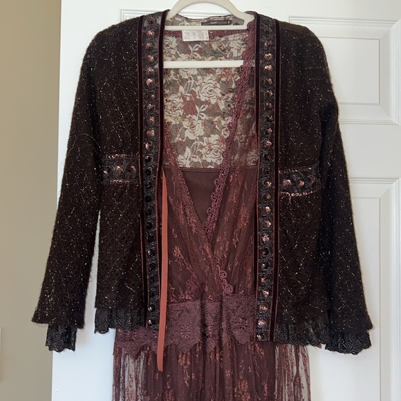 2.1.3 Anthropology lace dress with inner slip - Picture 5 of 13